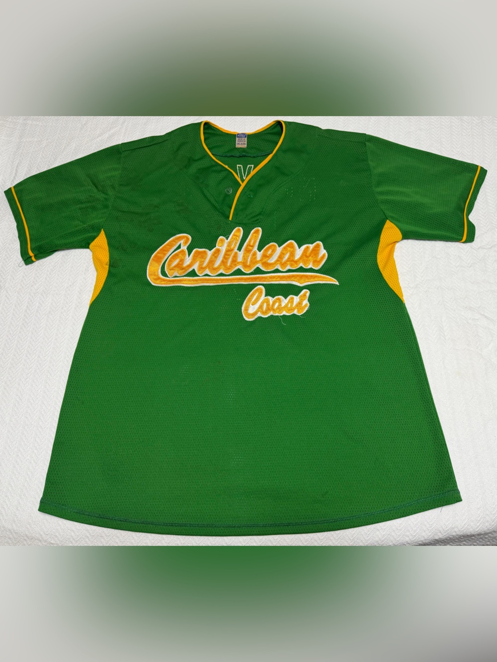 Rare Caribbean Coast Nicaragua Venezuela Game Used #7 Narvaez Baseball Jersey